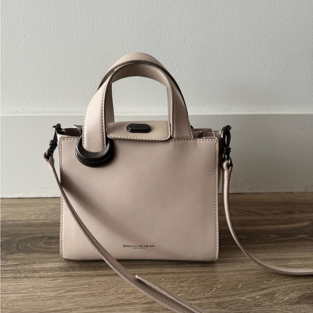 Donna Karan Hewlett Top-Handle Buckle Crossbody